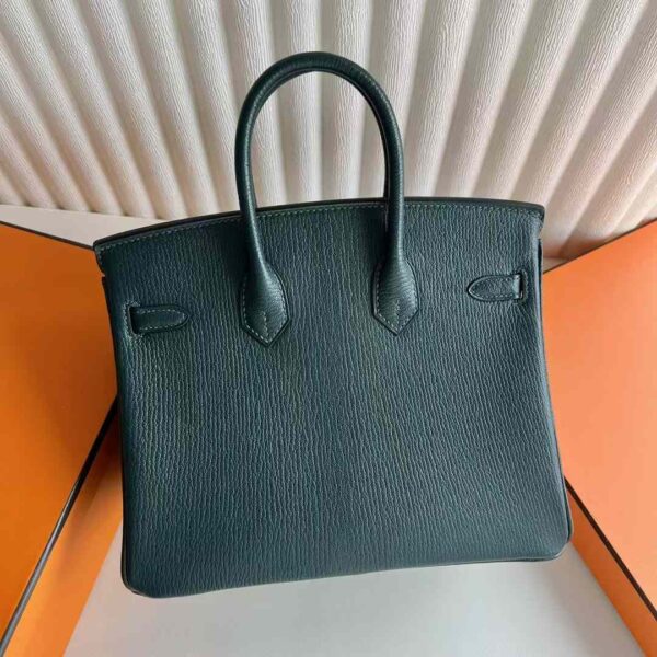 mmexport1733409209813 DDMode Reddit Birkin Chevre Leather 6O Pine green Silver Hardware 25cm Full Handmade Phw
