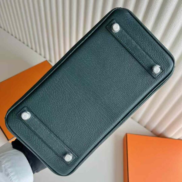 mmexport1733409217094 DDMode Reddit Birkin Chevre Leather 6O Pine green Silver Hardware 25cm Full Handmade Phw