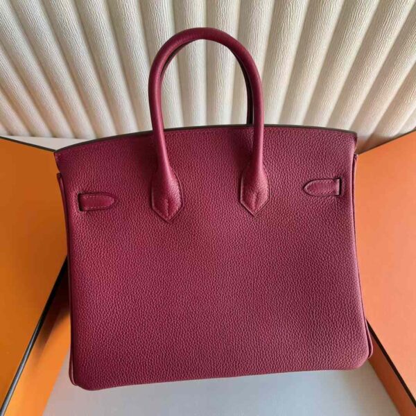 mmexport1733967742659 DDMode Factory Birkin Togo Leather K1 Garnet Red Gold Hardware 25cm Full Handmade Ghw