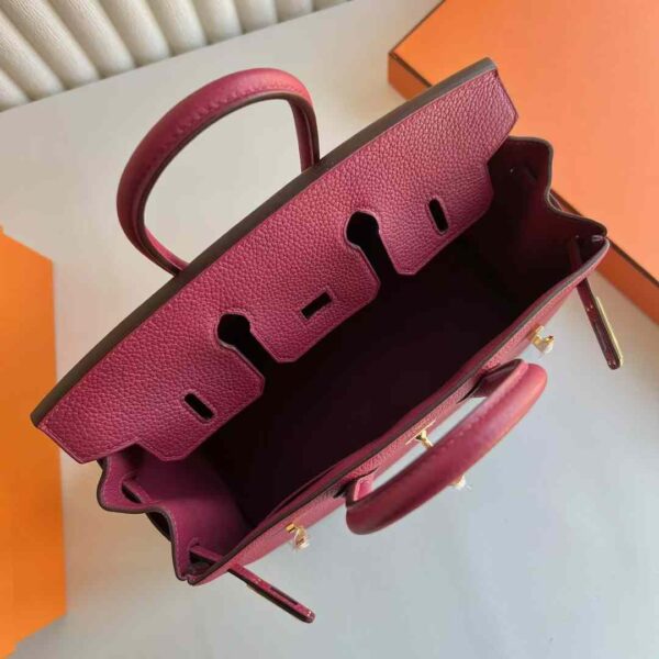 mmexport1733967750326 DDMode Factory Birkin Togo Leather K1 Garnet Red Gold Hardware 25cm Full Handmade Ghw