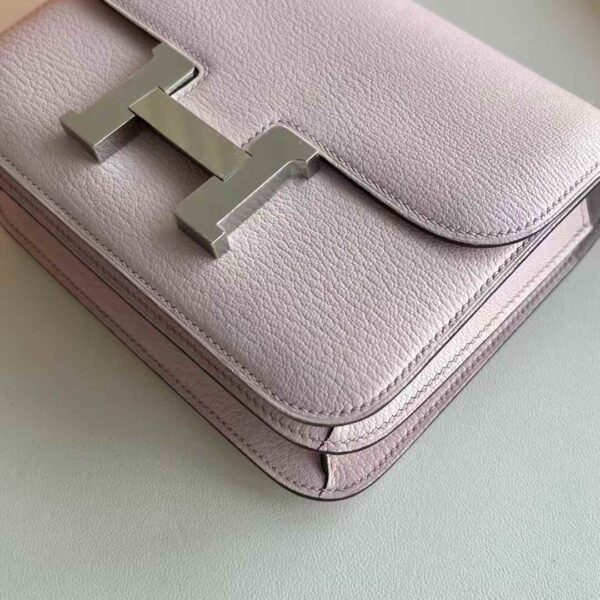 mmexport1737447767760 DDMode Constance Chever Mirror Style M7 Light Pink Silver Hardware 18cm Full Handmade Phw