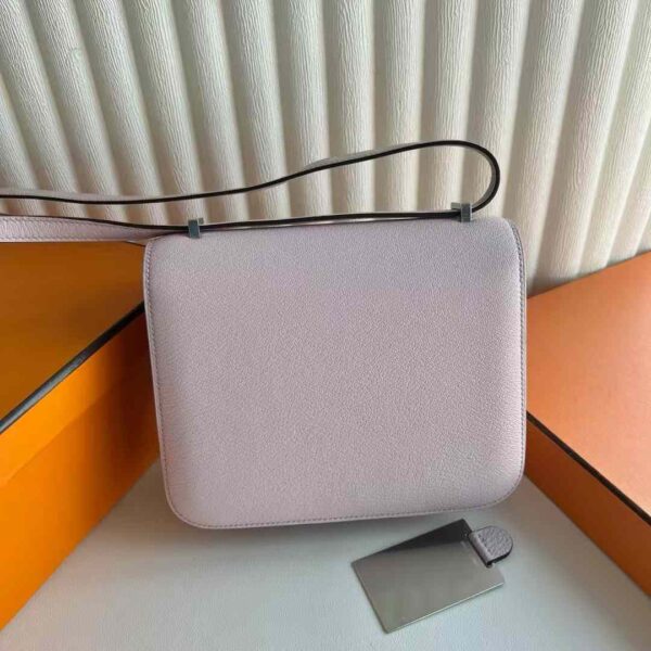 mmexport1737447770397 DDMode Constance Chever Mirror Style M7 Light Pink Silver Hardware 18cm Full Handmade Phw
