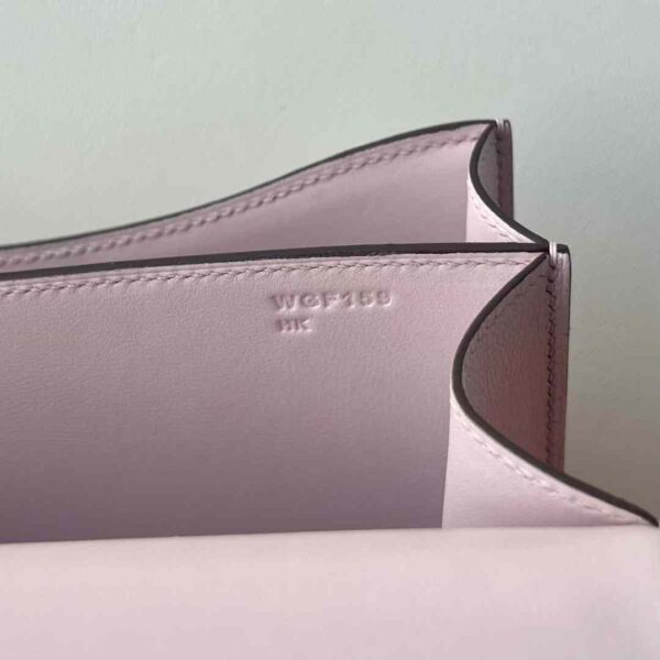 mmexport1737447773049 DDMode Constance Chever Mirror Style M7 Light Pink Silver Hardware 18cm Full Handmade Phw
