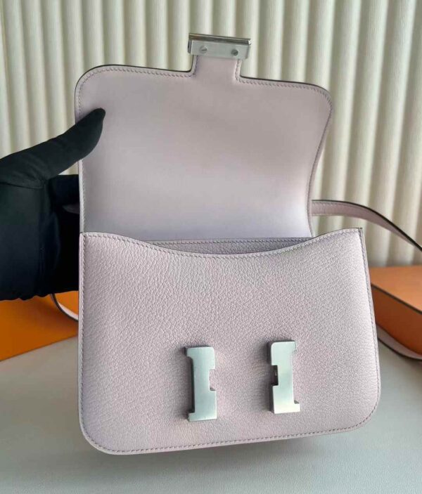 mmexport1737447774362 DDMode Constance Chever Mirror Style M7 Light Pink Silver Hardware 18cm Full Handmade Phw