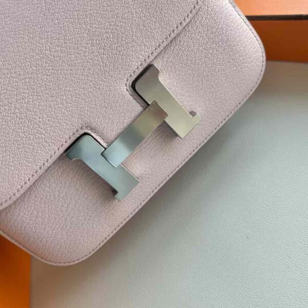 mmexport1737447775677 DDMode Constance Chever Mirror Style M7 Light Pink Silver Hardware 18cm Full Handmade Phw