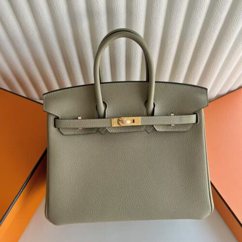 DDMode Birkin Togo Q1 Sage green Gold Hardware 25cm Full Handmade Ghw