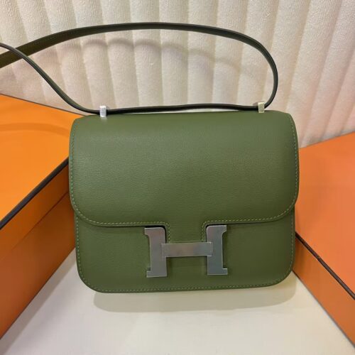 DDMode Reviews Constance Swift Leather V6 Jungle Green Silver Hardware 18cm Full Handmade Phw