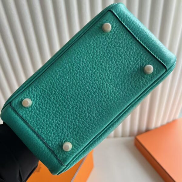 mmexport1739880194034 DDMode Mini Lindy Clemence TC U1 Verona green Gold Hardware 19cm Full Handmade Ghw