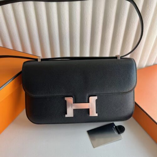 DDMode Bags Constance elan Chever Ck89 Black Noir Rose Gold Hardware 23cm Full Handmade RGhw