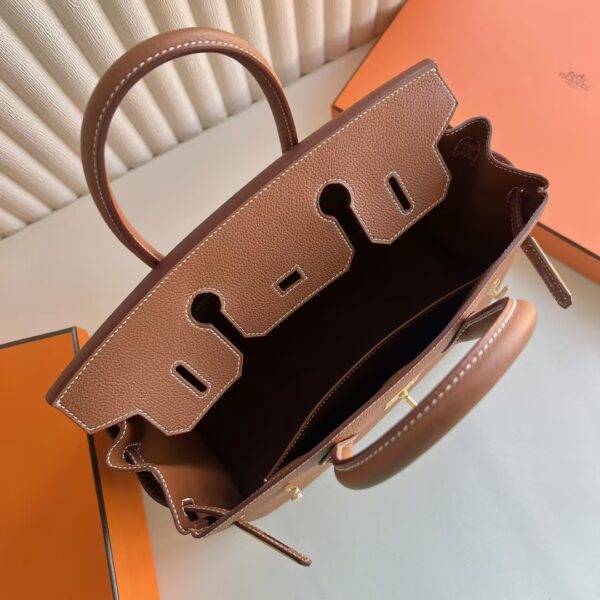 mmexport1741224276164 DDMode Factory Birkin Togo Ck37 Gold Brown Gold Hardware 30cm Full Handmade Ghw