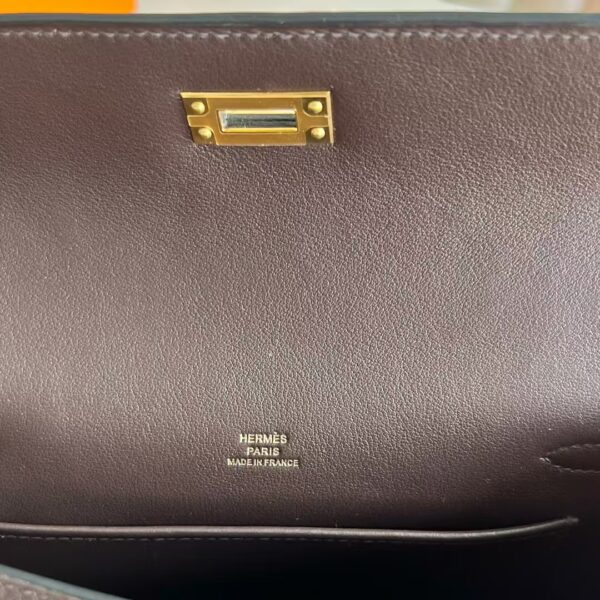 mmexport1741575225422 DDMode Mini Kelly Pochette Swift Leather Ck46 ebony Gold Hardware 22cm Full Handmade Ghw