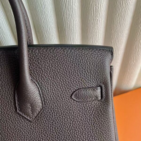 mmexport1741663681003 DDMode Reviews Birkin Togo Ck47 chocolate Silver Hardware 25cm Full Handmade Phw