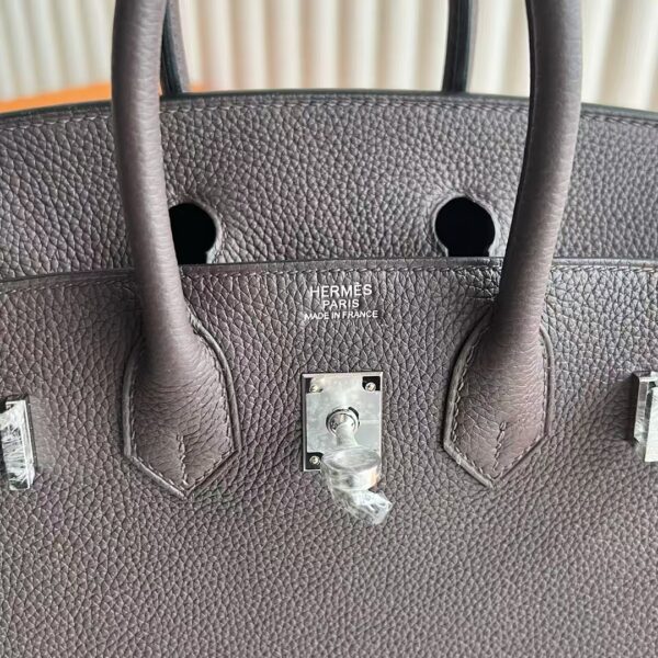 mmexport1741663684227 DDMode Reviews Birkin Togo Ck47 chocolate Silver Hardware 25cm Full Handmade Phw
